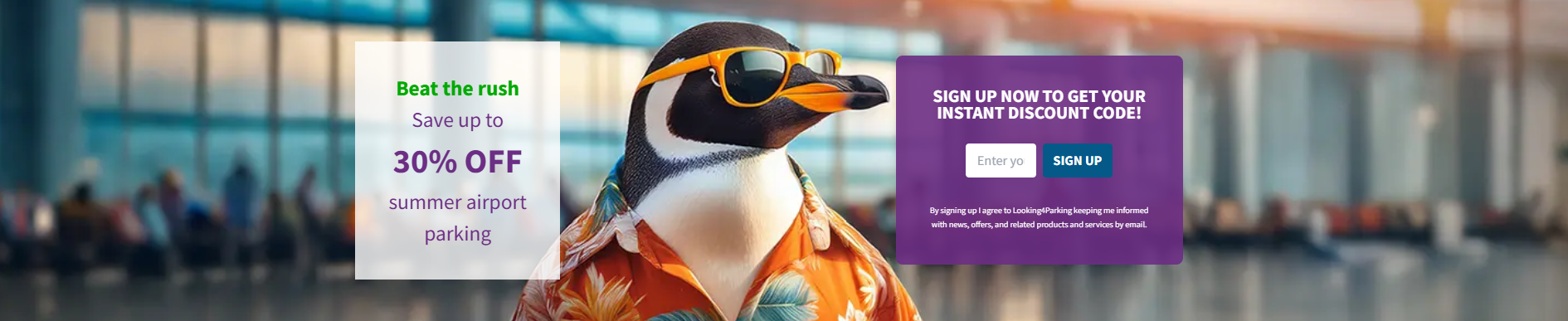 Looking4 airport parking Summer Sale